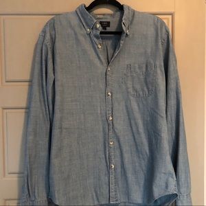 J Crew  Chambray Button Down